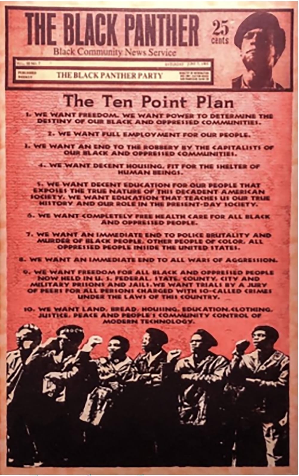 Black Panthers Ten Point Plan