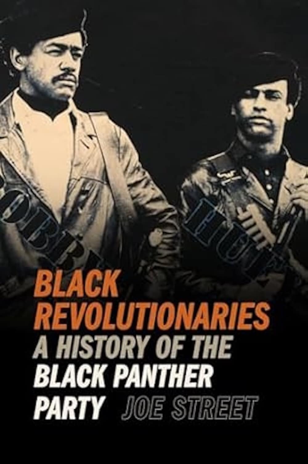 Joe Street Black Revolutionaries A History of the Black Panther Party book cover with Bobby Seale and Huey P. Newton image.